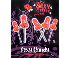 DIABLO PICANTE - BOX OF 5 CHERRY PENIS SHAPED LOLLIPOPS DIABLO PICANTE - BOX OF 5 CHERRY PENIS SHAPED LOLLIPOPS