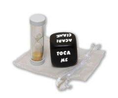 DIABLO PICANTE - DADO DE ACCIÓN CON RELOJ DE ARENA DIABLO PICANTE - DADO DE ACCIÓN CON RELOJ DE ARENA