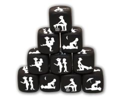 DIABLO PICANTE - DICE GAME OF POSTURE BLACK DIABLO PICANTE - DICE GAME OF POSTURE BLACK