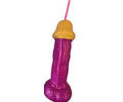 DIABLO PICANTE - FUCHSIA PLASTIC PENIS GLASS DIABLO PICANTE - FUCHSIA PLASTIC PENIS GLASS