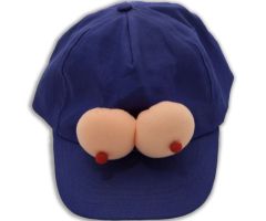 DIABLO PICANTE - GORRA CON TETAS AZUL DIABLO PICANTE - GORRA CON TETAS AZUL