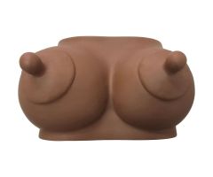 DIABLO PICANTE - PIGGY BANK IN THE SHAPE OF BOOBS DARK TONE DIABLO PICANTE - PIGGY BANK IN THE SHAPE OF BOOBS DARK TONE