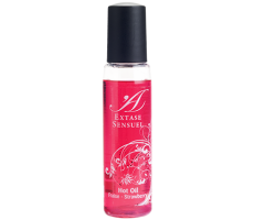 EXTASE SENSUAL - STRAWBERRY STIMULATING OIL HEAT TRIP 35 ML EXTASE SENSUAL - STRAWBERRY STIMULATING OIL HEAT TRIP 35 ML