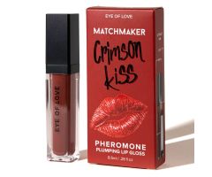 EYE OF LOVE - MATCHMAKER CRIMSON KISS RED LIP GLOSS VOLUMIZING EFFECT WITH PHEROMONES 8.5 ML EYE OF LOVE - MATCHMAKER CRIMSON KISS RED LIP GLOSS VOLUMIZING EFFECT WITH PHEROMONES 8.5 ML