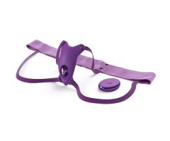 FANTASY FOR HER - BUTTERFLY HARNESS, VIBRATING RECHARGEABLE & REMOTE CONTROL PURPLE FANTASY FOR HER - BUTTERFLY HARNESS, VIBRATING RECHARGEABLE & REMOTE CONTROL PURPLE