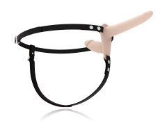 FETISH SUBMISSIVE HARNESS - DOUBLE PENETRATION FLESH UP VIBRATOR FETISH SUBMISSIVE HARNESS - DOUBLE PENETRATION FLESH UP VIBRATOR