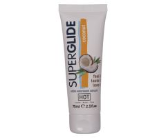 HOT - SUPERGLIDE EDIBLE LUBRICANT WATERBASED COCONUT 75 ML HOT - SUPERGLIDE EDIBLE LUBRICANT WATERBASED COCONUT 75 ML