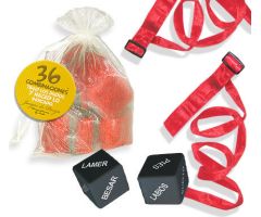 INEDIT - KIT BOLSA ORGANZA ATADURAS ROJO INEDIT - KIT BOLSA ORGANZA ATADURAS ROJO