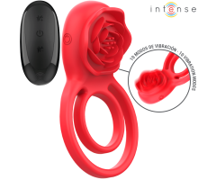 INTENSE - GAIL ROSA ESTIMULADORA 10 VIBRACIONES ROJO CONTROL REMOTO INTENSE - GAIL ROSA ESTIMULADORA 10 VIBRACIONES ROJO CONTROL REMOTO