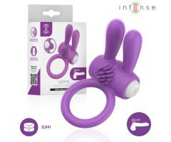 INTENSE - HOPPS VIBRATING PENIS RING WITH CLITORAL STIMULATION PURPLE INTENSE - HOPPS VIBRATING PENIS RING WITH CLITORAL STIMULATION PURPLE