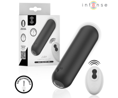 INTENSE - JUDY RECHARGEABLE VIBRATING BULLET WITH REMOTE CONTROL BLACK INTENSE - JUDY RECHARGEABLE VIBRATING BULLET WITH REMOTE CONTROL BLACK