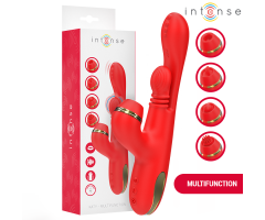INTENSE - KATY ESTIMULADOR CLÍTORIS MULTIFUNCIÓN 4 CABEZALES INTERCAMBIABLES ROJO INTENSE - KATY ESTIMULADOR CLÍTORIS MULTIFUNCIÓN 4 CABEZALES INTERCAMBIABLES ROJO