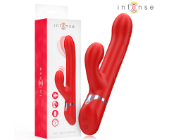 INTENSE - LELE MULTIFUNCTION VIBRATOR ROTATING & OSCILLATION & STIMULATION RED INTENSE - LELE MULTIFUNCTION VIBRATOR ROTATING & OSCILLATION & STIMULATION RED