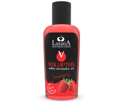 INTIMATELINE LUXURIA - VOLUPTAS EDIBLE MASSAGE GEL WARMING EFFECT - STRAWBERRY 100 ML INTIMATELINE LUXURIA - VOLUPTAS EDIBLE MASSAGE GEL WARMING EFFECT - STRAWBERRY 100 ML