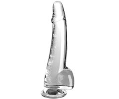 KING COCK - CLEAR DILDO WITH TESTICLES 19 CM TRANSPARENT KING COCK - CLEAR DILDO WITH TESTICLES 19 CM TRANSPARENT