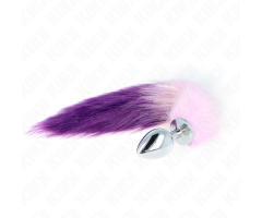 KINK - ANAL PLUG SIZE L 10 X 4 CM WITH SYNTHETIC TAIL 40 CM PURPLE KINK - ANAL PLUG SIZE L 10 X 4 CM WITH SYNTHETIC TAIL 40 CM PURPLE