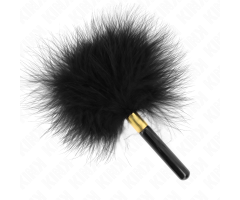 KINK - BLACK GOLD METAL TICKLE FEATHERS 18 CM KINK - BLACK GOLD METAL TICKLE FEATHERS 18 CM