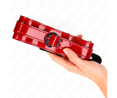 KINK - COLLAR AJUSTABLE ROJO VINO 37.5-49.5 CM X 5 CM KINK - COLLAR AJUSTABLE ROJO VINO 37.5-49.5 CM X 5 CM