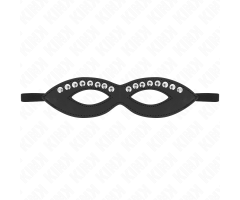 KINK - EYE MASK WITH MINI RIVETS MODEL 1 20.5 x 5.5 CM KINK - EYE MASK WITH MINI RIVETS MODEL 1 20.5 x 5.5 CM