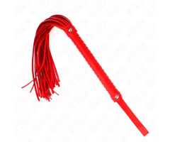 KINK - LÁTIGO CON MANGO TEXTURIZADO ROJO 48.5 CM KINK - LÁTIGO CON MANGO TEXTURIZADO ROJO 48.5 CM