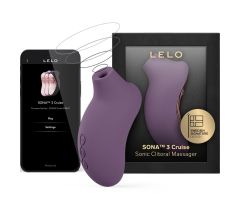 LELO - SONA 3 CRUISE SONIC CLITORAL MASSAGER PLUM LELO - SONA 3 CRUISE SONIC CLITORAL MASSAGER PLUM