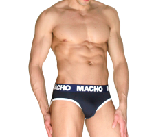 MACHO - MCH008 NAVY BLUE CLASSIC SLIP S MACHO - MCH008 NAVY BLUE CLASSIC SLIP S