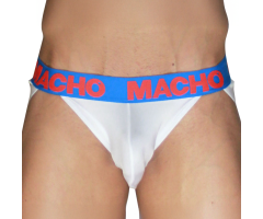 MACHO - MX29AZ WHITE JOCK + DARK BLUE XL MACHO - MX29AZ WHITE JOCK + DARK BLUE XL