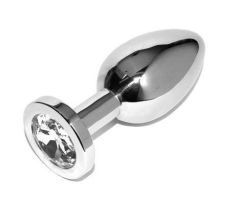 METAL HARD - ANAL PLUG DIAMOND TRANSPARENT SMALL 5.71CM METAL HARD - ANAL PLUG DIAMOND TRANSPARENT SMALL 5.71CM