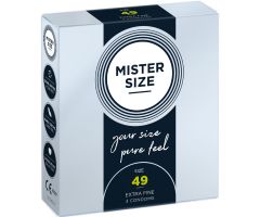 MISTER SIZE - CONDOM SIZE S 49 MM (3 UNITS) MISTER SIZE - CONDOM SIZE S 49 MM (3 UNITS)