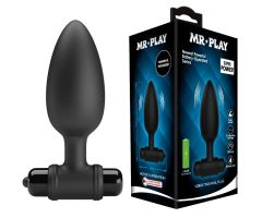 MR PLAY - SUPER POWER ANAL PLUG WITH VIBRATION MR PLAY - SUPER POWER ANAL PLUG WITH VIBRATION