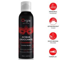 ORGIE - ACQUA CROCCANTE STRAWBERRY CRUNCHY MASSAGE MOUSSE 150 ML ORGIE - ACQUA CROCCANTE STRAWBERRY CRUNCHY MASSAGE MOUSSE 150 ML