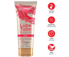 ORGIE - LUBE TUBE HOT WARMING WATER-BASED INTIMATE GEL 150 ML ORGIE - LUBE TUBE HOT WARMING WATER-BASED INTIMATE GEL 150 ML