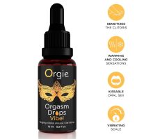 ORGIE - ORGASM DROPS VIBE! VIBRATING CLITORAL AROUSAL 15 ML ORGIE - ORGASM DROPS VIBE! VIBRATING CLITORAL AROUSAL 15 ML