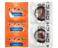 PASANTE - CONDOMS FLAVOR CHOCOLATE TEMPTATION BAG 144 UNITS PASANTE - CONDOMS FLAVOR CHOCOLATE TEMPTATION BAG 144 UNITS