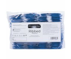 PASANTE - RIBBED PASSION CONDOMS BAG 144 UNITS PASANTE - RIBBED PASSION CONDOMS BAG 144 UNITS
