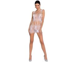 PASSION - WOMAN BS090 WHITE BODYSTOCKING ONE SIZE PASSION - WOMAN BS090 WHITE BODYSTOCKING ONE SIZE