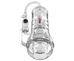 PDX ELITE - VIEWTUBE VAC XXL TRANSPARENT STROKER WITH SUCTION PUMP 27.3 CM PDX ELITE - VIEWTUBE VAC XXL TRANSPARENT STROKER WITH SUCTION PUMP 27.3 CM