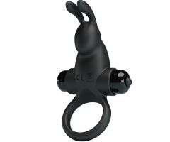 PRETTY LOVE - ANILLO VIBRADOR + ESTIMULADOR RABBIT CLÍTORIS 10 VIBRACIONES NEGRO PRETTY LOVE - ANILLO VIBRADOR + ESTIMULADOR RABBIT CLÍTORIS 10 VIBRACIONES NEGRO