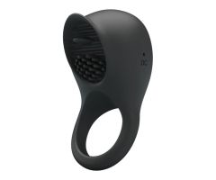 PRETTY LOVE - ANILLO VIBRADOR PARA PENE CON LENGUA NEGRO PRETTY LOVE - ANILLO VIBRADOR PARA PENE CON LENGUA NEGRO