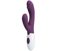 PRETTY LOVE - BUTTERFLY KISS RABBIT VIBRATOR & G-SPOT STIMULATOR PURPLE PRETTY LOVE - BUTTERFLY KISS RABBIT VIBRATOR & G-SPOT STIMULATOR PURPLE