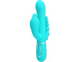 PRETTY LOVE - CAMMY TRIPLE VIBRADOR RABBIT MULTIFUNCIÓN 4 EN 1 AZUL PRETTY LOVE - CAMMY TRIPLE VIBRADOR RABBIT MULTIFUNCIÓN 4 EN 1 AZUL