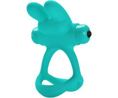 PRETTY LOVE - DANTE GREEN RABBIT VIBRATOR RING PRETTY LOVE - DANTE GREEN RABBIT VIBRATOR RING