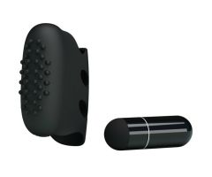 PRETTY LOVE - FLIRTATION STEWARD BLACK VIBRATION THIMBLE PRETTY LOVE - FLIRTATION STEWARD BLACK VIBRATION THIMBLE