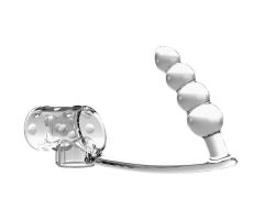 PRETTY LOVE - FUNDA PARA PENE CON PLUG ANAL TRANSPARENTE PRETTY LOVE - FUNDA PARA PENE CON PLUG ANAL TRANSPARENTE