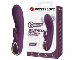 PRETTY LOVE - LANDYN RECHARGEABLE RABBIT VIBRATOR 10 FUNCTIONS PURPLE PRETTY LOVE - LANDYN RECHARGEABLE RABBIT VIBRATOR 10 FUNCTIONS PURPLE