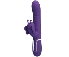 PRETTY LOVE - MULTIFUNCTION RABBIT VIBRATOR 4 IN 1 BUTTERFLY PURPLE PRETTY LOVE - MULTIFUNCTION RABBIT VIBRATOR 4 IN 1 BUTTERFLY PURPLE