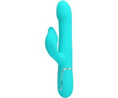 PRETTY LOVE - RABBIT VIBRATOR PEARLS AQUA GREEN PRETTY LOVE - RABBIT VIBRATOR PEARLS AQUA GREEN