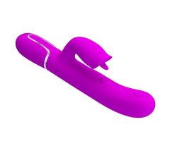 PRETTY LOVE - RABBIT VIBRATOR WITH LICKING FUCHSIA PRETTY LOVE - RABBIT VIBRATOR WITH LICKING FUCHSIA
