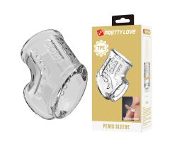 PRETTY LOVE - SHORT TRANSPARENT PENIS SHEATH PRETTY LOVE - SHORT TRANSPARENT PENIS SHEATH