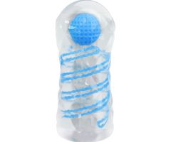 PRETTY LOVE - SMALL MASTURBATOR WITH BLUE SPIRALS PRETTY LOVE - SMALL MASTURBATOR WITH BLUE SPIRALS